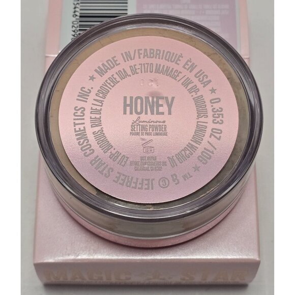 Jeffree Star Magic Star Luminous Setting Powder Authentic Shade HONEY 10 g NEW - Picture 2 of 7
